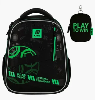 Рюкзак детский Kite Play&Win Black K25-555S-2