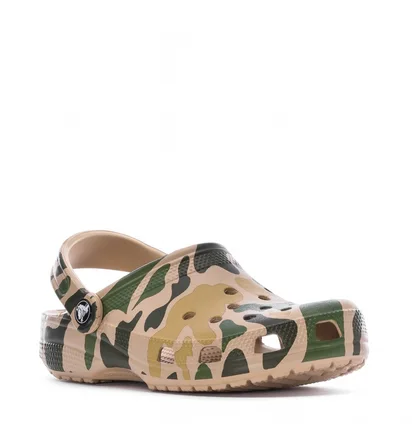 Тапочки чоловічі CROCS Classic Clog Camo/Beige 206454-2Y6