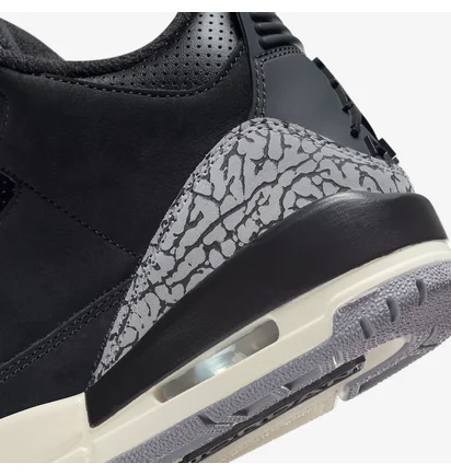 Кроссовки женские Air Jordan 3 Retro Off Noir Black CK9246-001