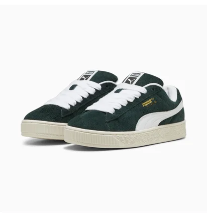 Кроссовки мужские Puma Suede Xl Hairy Sneakers Green 397241-02
