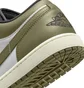Кроссовки мужские Air Jordan 1 Low White/Olive 553558-092