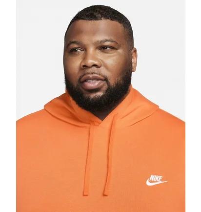 Худі чоловіче Nike Sportswear Club Fleece Pullover Hoodie Orange BV2654-885