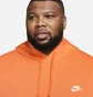 Худі чоловіче Nike Sportswear Club Fleece Pullover Hoodie Orange BV2654-885