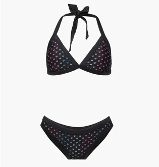 Купальник женский Arena Rainbow Monogram Bikini Triang Black 007079-515