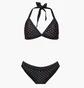 Купальник женский Arena Rainbow Monogram Bikini Triang Black 007079-515
