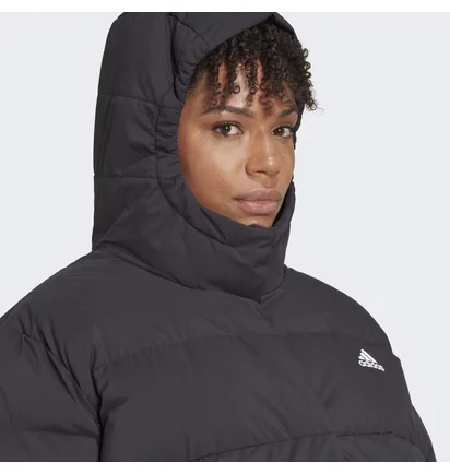 Куртка жіноча Adidas Helionic Hooded Down Jacket (Plus Size) Black Hg8697