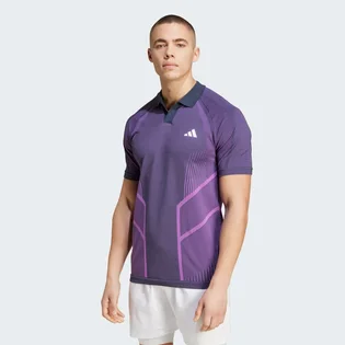 Поло чоловіче Adidas Tennis Pro Seamless Aeroready Freelift Polo Violet IM8894