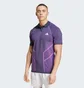 Поло мужское Adidas Tennis Pro Seamless Aeroready Freelift Polo Violet IM8894