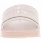 Тапочки женские Calvin Klein Logo Sliders Beige YW0YW00585TLL