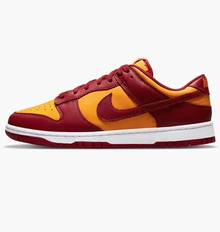 Кроссовки мужские Nike Dunk Low Retro Bordo/Orange Dd1391-701