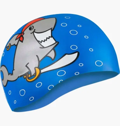 Шапочка для плавання дитяча Aqua Speed Kiddie Shark Blue 142-SHARK