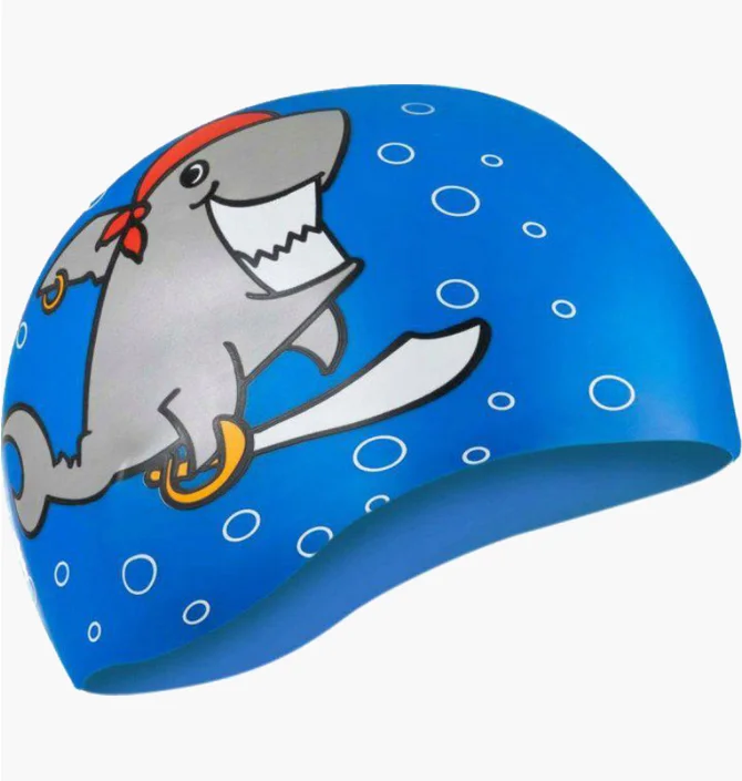 Шапочка для плавання дитяча Aqua Speed Kiddie Shark Blue 142-SHARK
