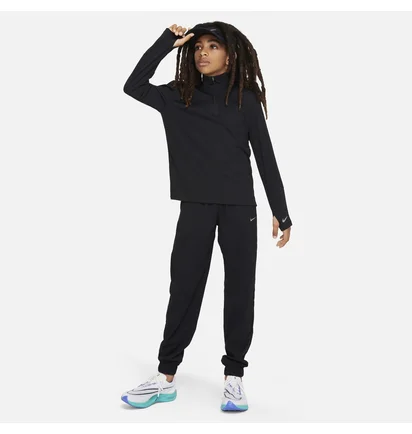 Кофта детская Nike Multi Older Dri-Fit Uv Long-Sleeve 1/2-Zip Top Black FN8375-010