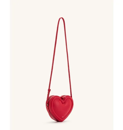 Сумка жіноча JW PEI Arlene Heart Shaped Bag Red BB2024BG97368JWP