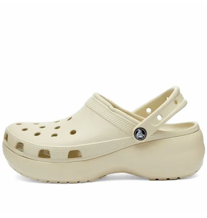 Сандали женские CROCS Classic Platform Clog Beige 206750-2Y2