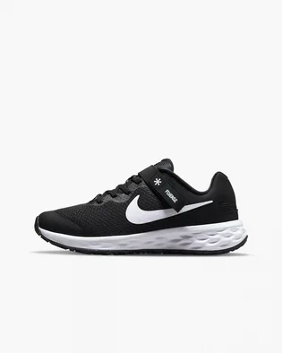 Кроссовки детские Nike Revolution 6 Flyease Nn (Gs) Black Dd1113-003