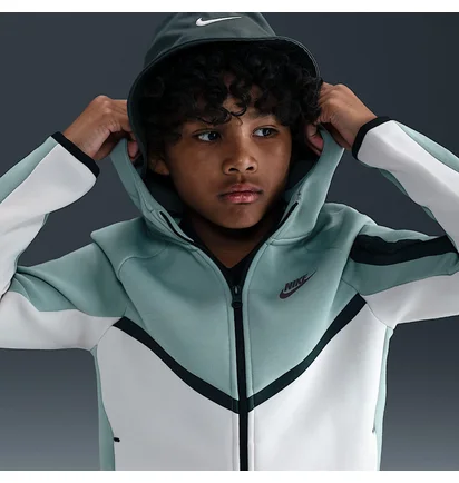 Спортивний костюм дитячий Nike Sportswear Tech Fleece Green/Grey HV5867-054__HV5869-054
