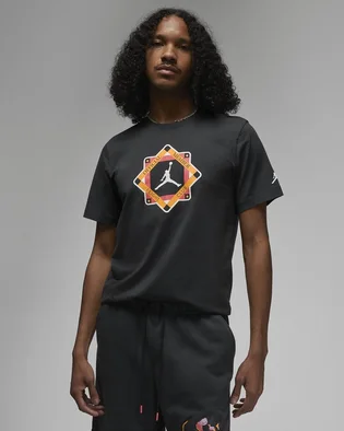 Футболка чоловіча Air Jordan Flight Mvp MenS Graphic T-Shirt Black DX9565-045