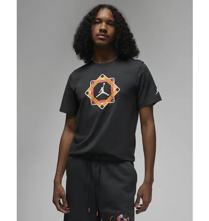 Футболка чоловіча Air Jordan Flight Mvp MenS Graphic T-Shirt Black DX9565-045