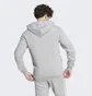 Толстовка мужская Adidas Essentials Fleece 3-Stripes Full-Zip Hoodie Grey IJ6479