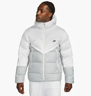 Куртка мужская Nike M Nk Sf Wr Pl-Fld Hd Jkt White/Grey Dr9605-100