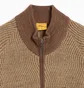 Кофта унисекс Dime Double Zipper Brown DIMEHO245CAM