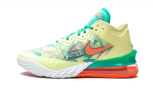 Кросівки унісекс Nike Lebron 18 Low Yellow CV7562-300