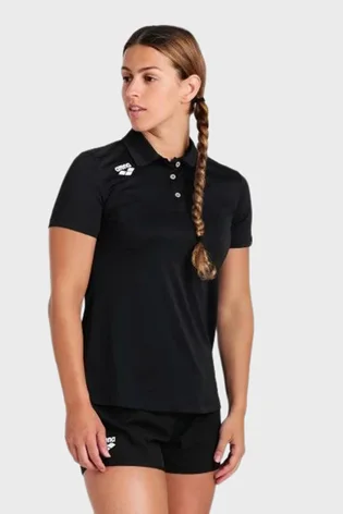 Поло женское Arena Team Black 004894-500