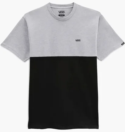 Футболка мужская Vans Colorblock Grey/Black VN0A3CZDATJ