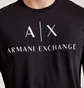 Футболка мужская Armani Exchange Mini Icon Logo Tee Black 8NZTCJZ8H4Z1200