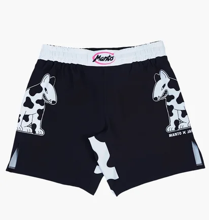 Шорти чоловічі Manto Fight Shorts Dogs Black/White 3336