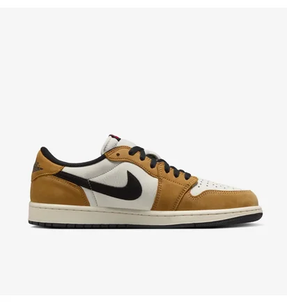 Кросівки чоловічі Air Jordan 1 Low Og White/Yellow CZ0790-107