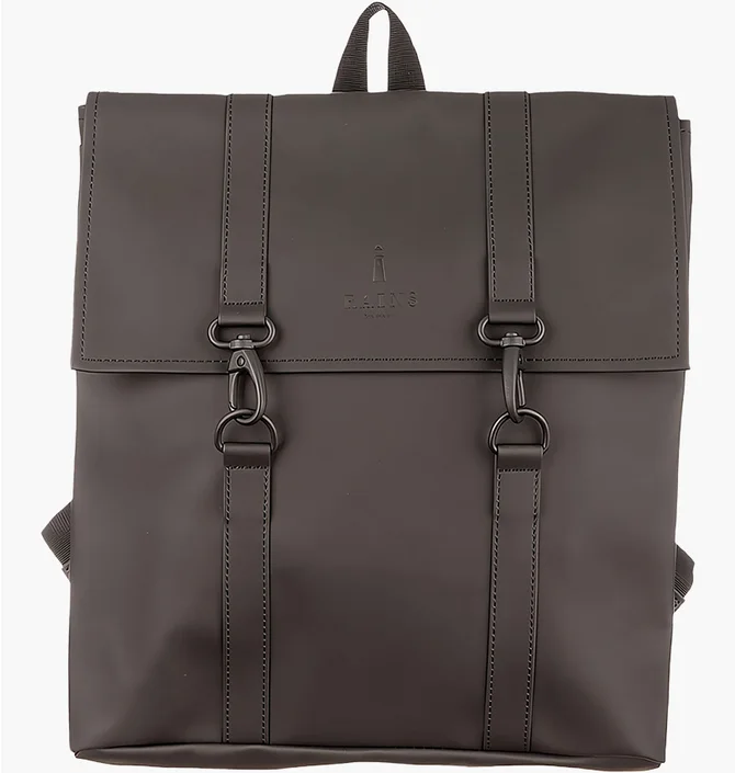 Рюкзак унісекс Rains Backpacks Brown 1357-BLACK