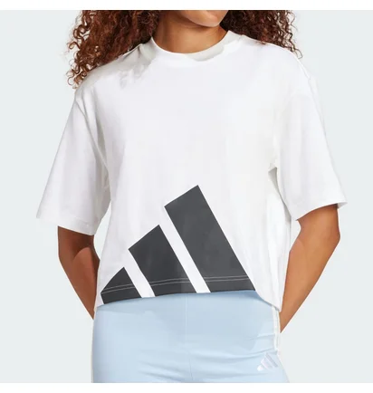 Футболка жіноча Adidas Essentials Big Logo Boyfriend Tee White JG8737