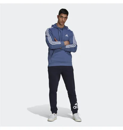 Штани чоловічі Adidas Essentials French Terry Tapered Cuff Logo Pants Black GK8979