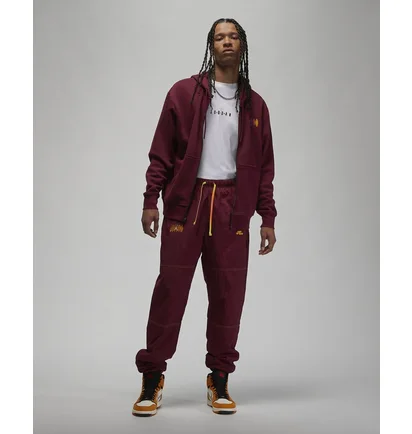 Штаны мужские Air Jordan Flight Mvp MenS Woven Pants Bordo DV1613-680