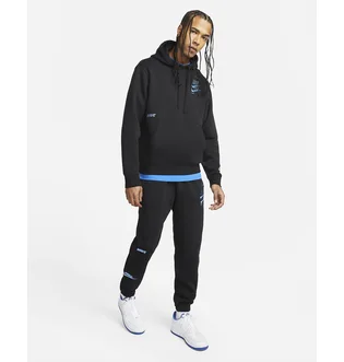 Худи мужское Nike Mens Fleece Pullover Hoodie Black Dm6873-010