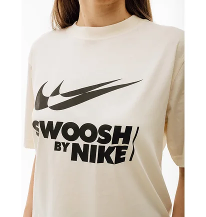 Футболка жіноча Nike W Tee Bf Gls Beige FZ4634-113