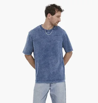 Футболка мужская G-Star Indigo Boxy Ts Faded Blue D24436-D588