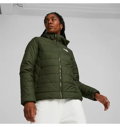 Пуховик жіночий Puma Ess Padded Jacket Green 848940-31