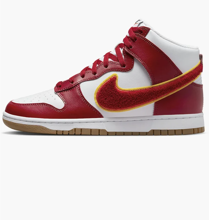 Кроссовки мужские Nike Dunk Hi Retro University Red Dr8805-101