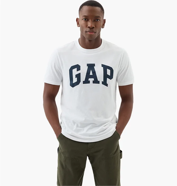 Футболка чоловіча Gap Everyday Soft Crewneck T-Shirt White 855769051