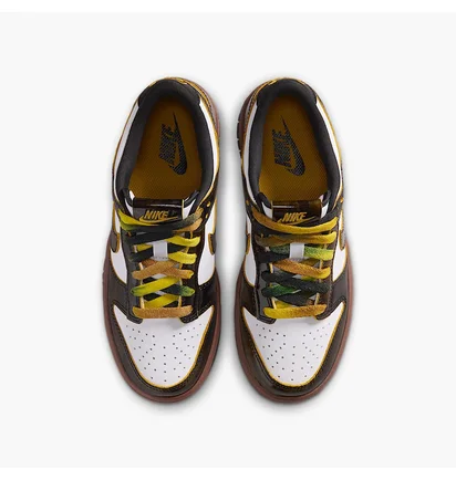 Кросівки дитячі Nike Dunk Low White/Brown HQ9294-100