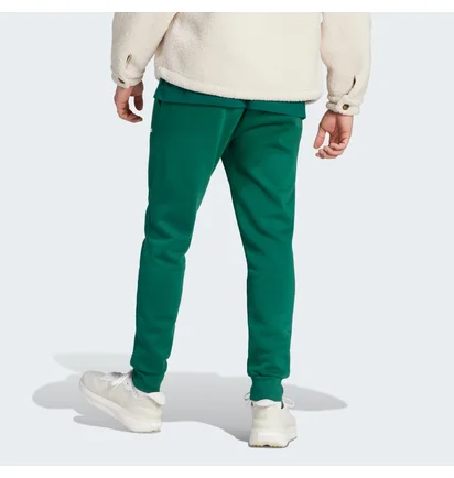 Штаны мужские Adidas Essentials Fleece Regular Tapered Joggers Green IJ8892