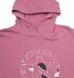 Худи женское Jeep Hooded Cropped Sweatshirt Star Botanical Print Pink O102607-P490