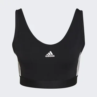 Топ жіночий Adidas Essentials 3-Stripes Crop Top Black Gs1343