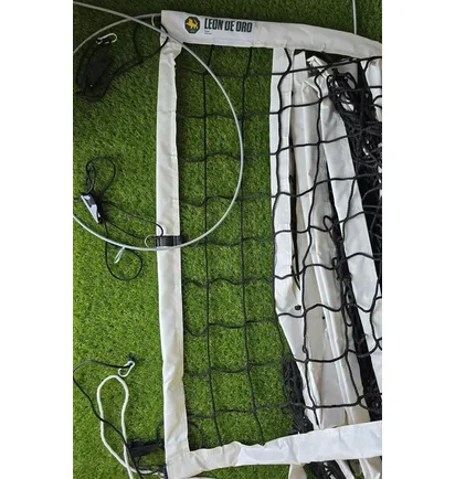 Сітка для волейболу El Leon de oro Volleyball Net Pro 4,5 Мм, 10 * 10 См Black 14443035002