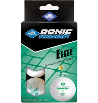 Мяч для настольного тенниса Donic Elite (6 шт) White 608510