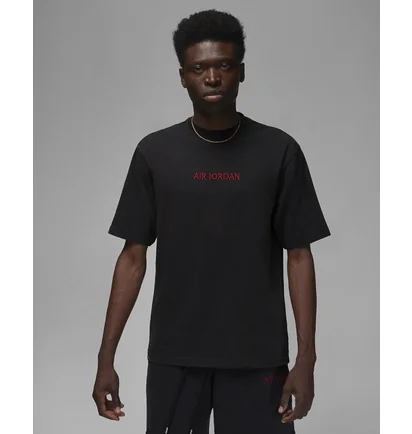 Футболка чоловіча Air Jordan Wordmark Mens T-Shirt. Black Dv6465-010