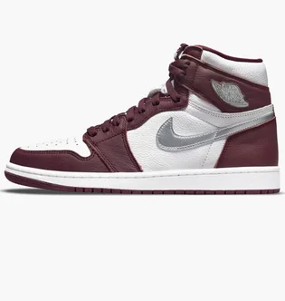 Кроссовки мужские Air Jordan 1 Retro High Og Bordo/White 555088-611